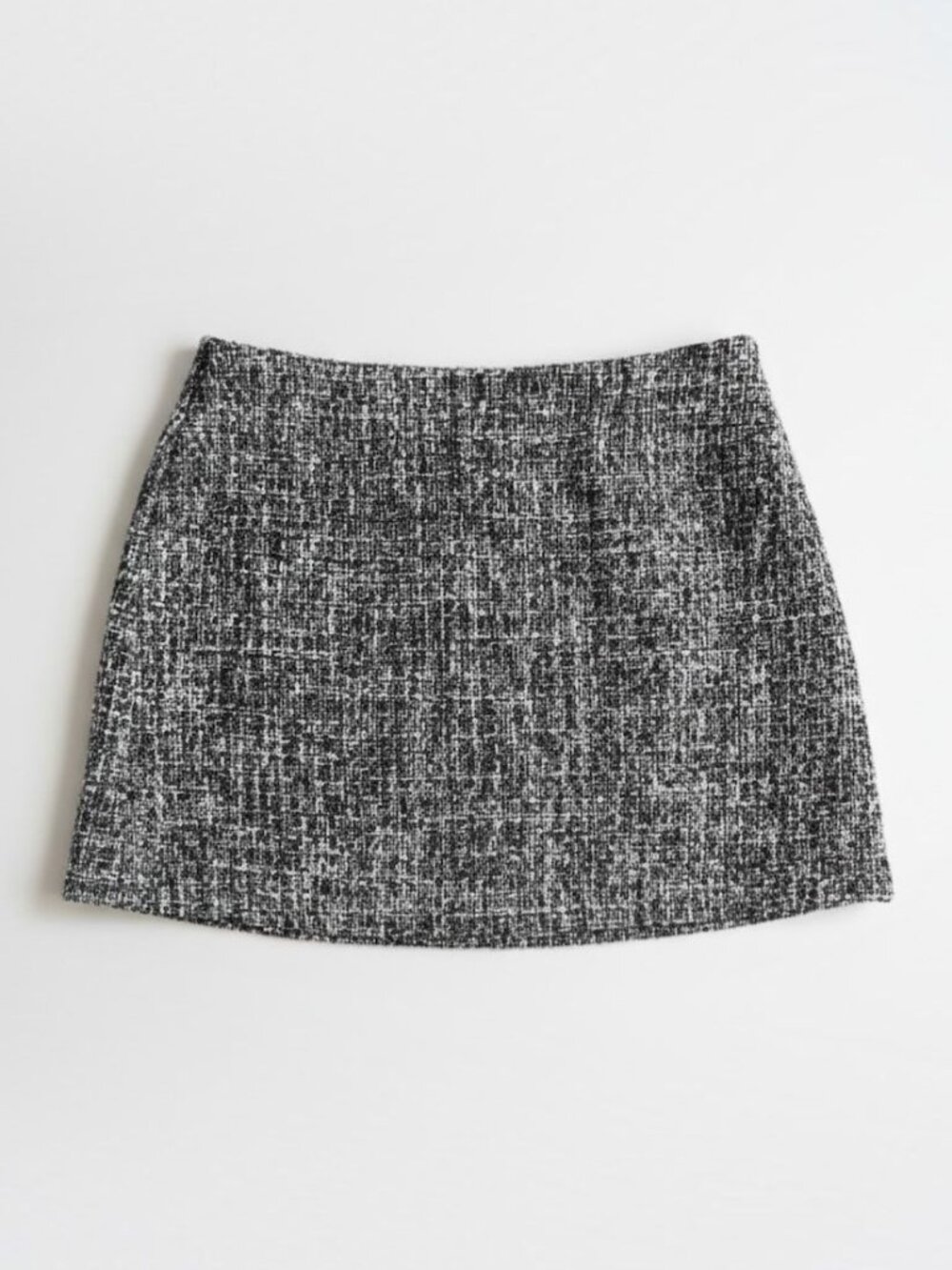 Abercrombie & Fitch Black & White Tweed Mini Skort XS NWT
